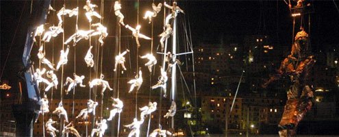 Látványos előadás