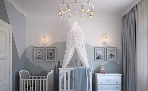 Világítás kialakítása a gyerekszobában